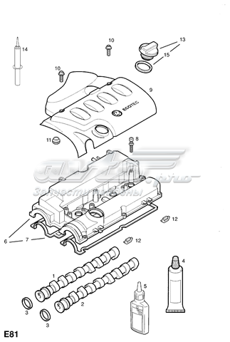 Кришка маслозаливной горловини 650103 OPEL