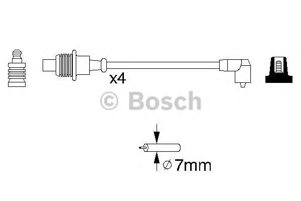 986356854 Bosch Провода высоковольтные