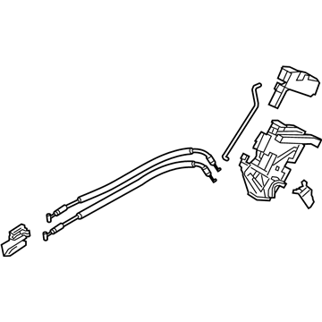 Замок задней двери, правой Hyundai/Kia 81420A7011 цена, от 25.34 USD