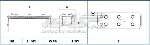 Купить Аккумулятор Deta 140 А/ч (DG1403)