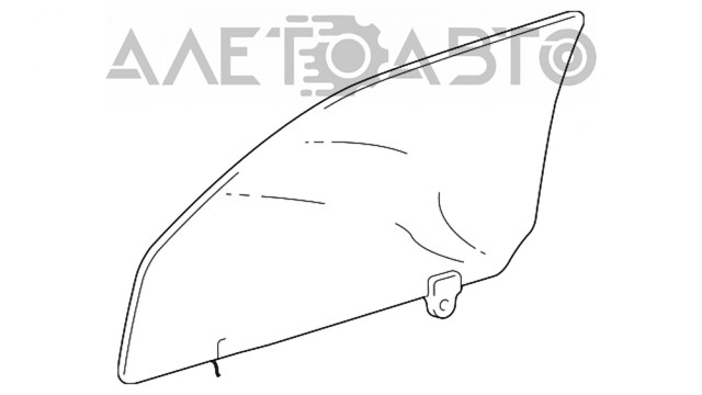 6810160351 Toyota Vidro da porta dianteira direita