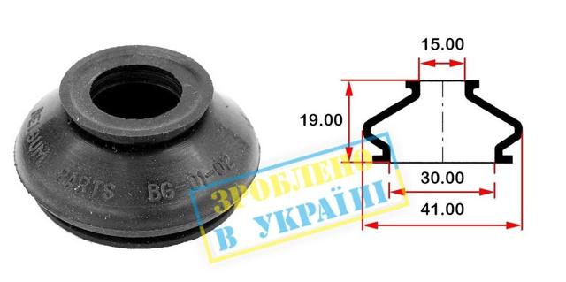 Пыльник опоры шаровой нижней Belgum BG0102