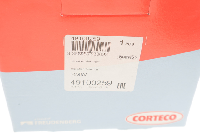 Опора стойки амортизатора переднего Corteco 49100259 цена, от 22.07 USD