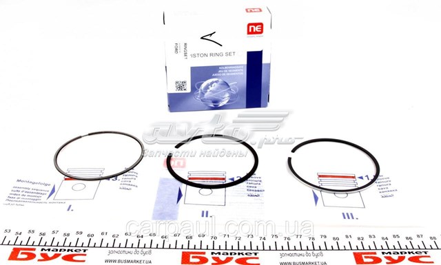 Кольца поршневые STD на 1 цилиндр NE/NPR 120021006200 цена, от 16.20 USD