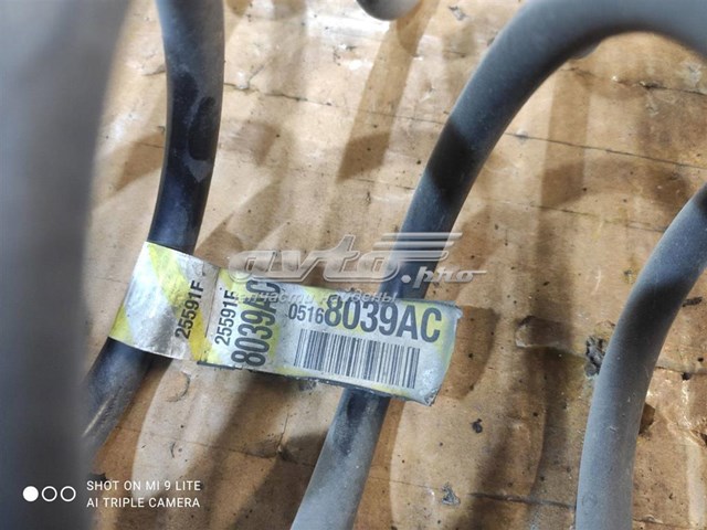 5168036AC Chrysler Пружина подвески задняя