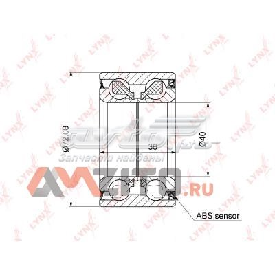 Подшипник ступицы WB1455 Lynxauto