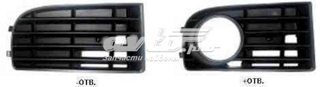 Заглушка противотуманки передней правой FPS FP7402994