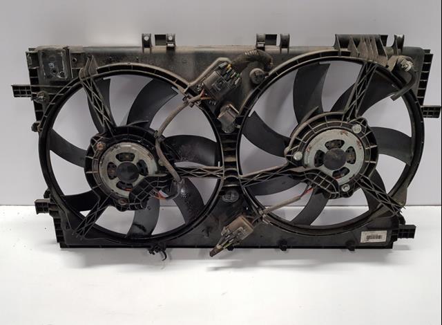 13413332 General Motors difusor do radiador de esfriamento, montado com motor e roda de aletas