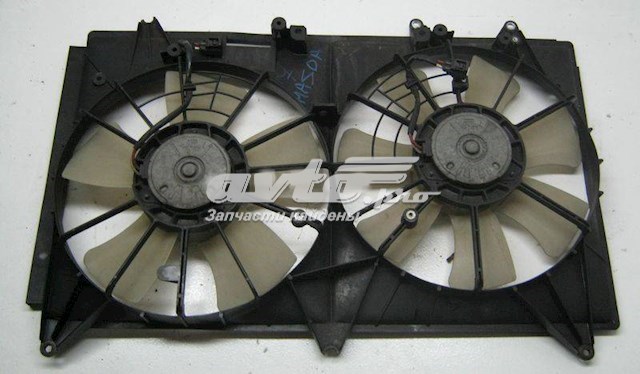 Диффузор радиатора охлаждения, в сборе с мотором и крыльчаткой Mazda L33L15025C