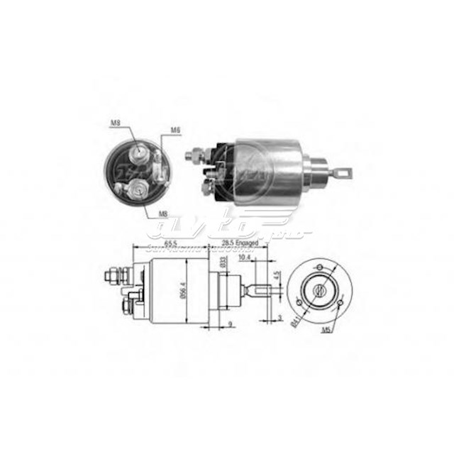 ZM2479 ZM relê retrator do motor de arranco