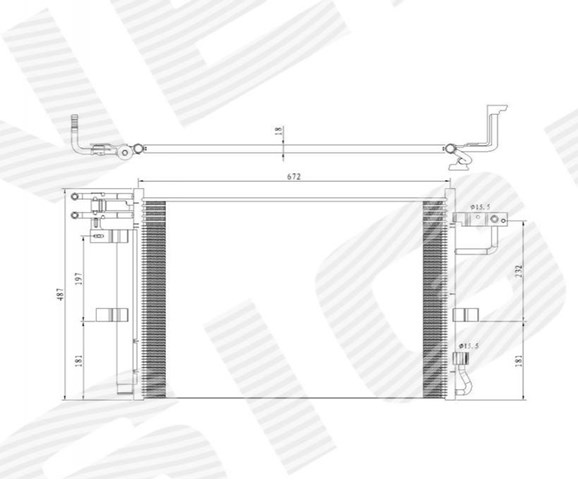 Конденсатор кондиционера Signeda RC3911 цена, от 105.99 USD
