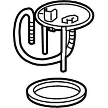 Módulo de bomba de combustível com sensor do nível de combustível Toyota RAV4 III A3