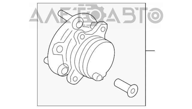 Ступицы передних колес Ford K2GZ1104A цена, от 77.12 USD