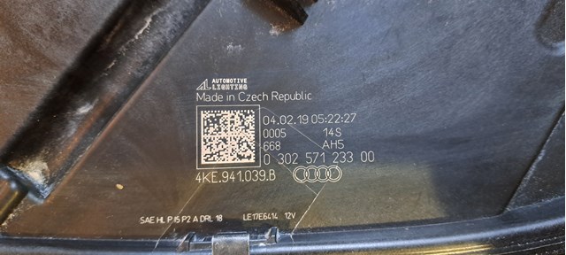 4KE941039B VAG Фара передняя правая