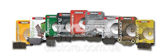 FDB337P Ferodo sapatas do freio traseiras de disco