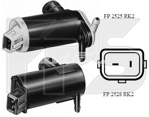 Моторчик омывателя стекла передний/задний FPS FP2528RK2 цена, от 3.01 USD