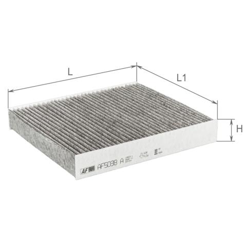 Воздушный фильтр салона Alpha Filter AF5038A