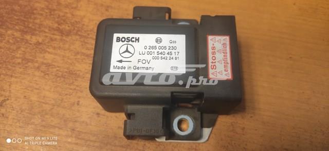 A0265005230 Mercedes sensor de aceleração transversal (esp)