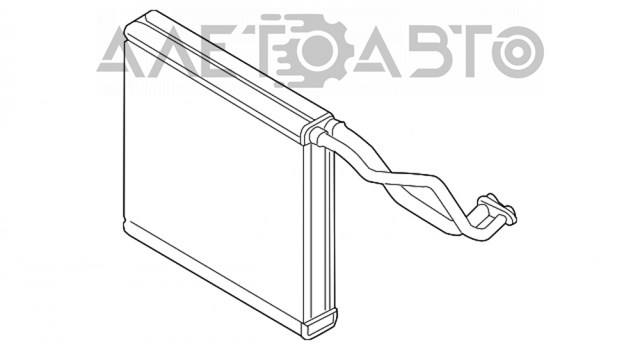Vaporizador de aparelho de ar condicionado Mazda 3  BM, BN