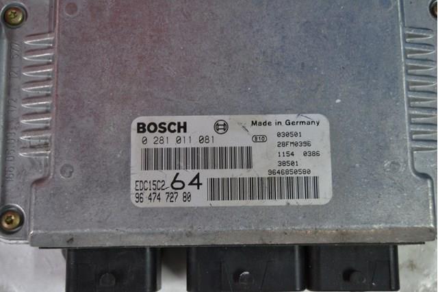 Купить 0281011081 Bosch Электронный блок управления двигателем