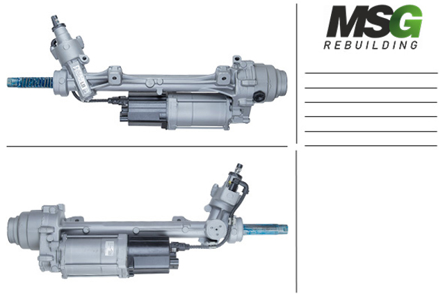Рейка рулевая MSG Rebuilding BW410NLR5R