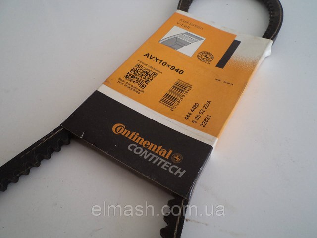 Клиновый ремень Continental/Siemens AVX10X940 цена, от 5.10 USD