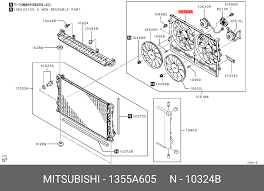  Mitsubishi 1355A605 цена, от 156.45 USD