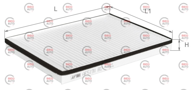 AF5191 Alpha Filter Внутрисалонный фильтр