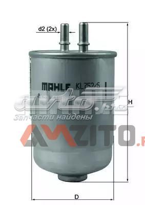 KL7525D Mahle Original filtro de combustível