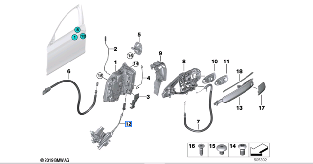  51215A36EA1 BMW