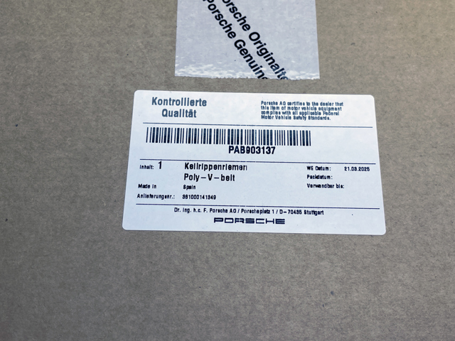  Porsche PAB903137