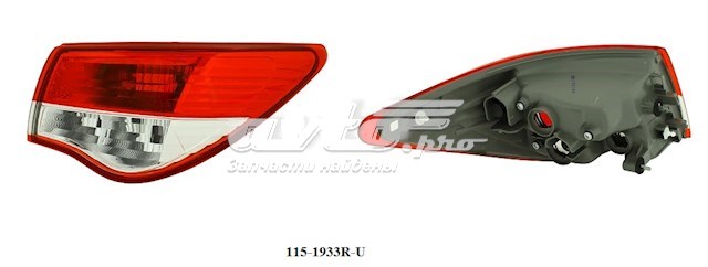 Фонарь задний правый внешний ZDS1933R Signeda
