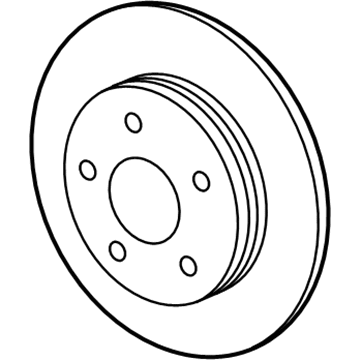 Диск тормозной задний CHRYSLER 4779713AB