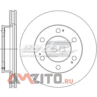 Передние тормозные диски SD3040 Sangsin