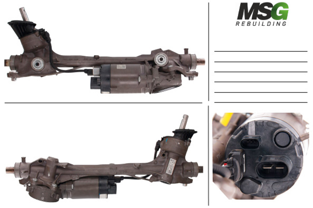 Реечный рулевой механизм MSG Rebuilding VW419NL00R цена, от 639.11 USD