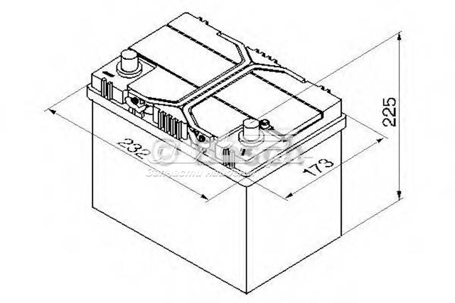Купить Bosch Емкость 60А/ч 0092S40240