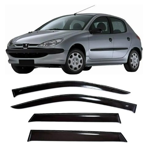  Дефлекторы стекол Peugeot 206 