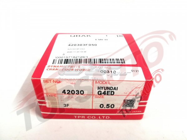 Кольца поршневые комплект, STD TPR 42030050