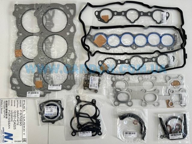 Полный комплект прокладок двигателя Nissan/Infiniti A01012Y926 цена, от 102.62 USD
