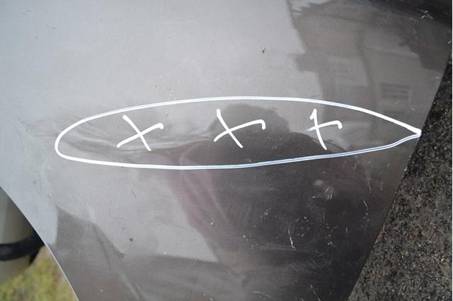 Pára-lama dianteiro esquerdo BJS752211 Mazda