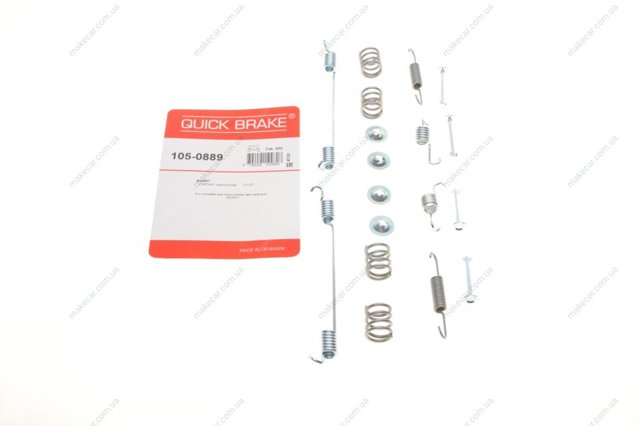 Монтажный комплект задних барабанных колодок 1050889 Quick Brake