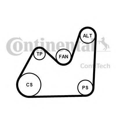 Ремень приводной 5PK1432K1 Continental/Siemens