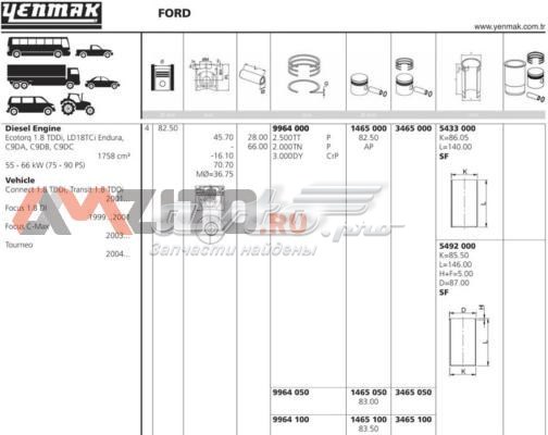 3465000 Yenmak pistão do kit para 1 cilindro, std