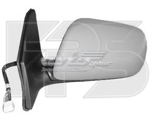 Espelho de retrovisão esquerdo FP7010M03 FPS