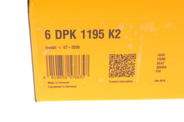 Ремень агрегатов приводной, комплект Continental/Siemens 6DPK1195K2 цена, от 56.80 USD