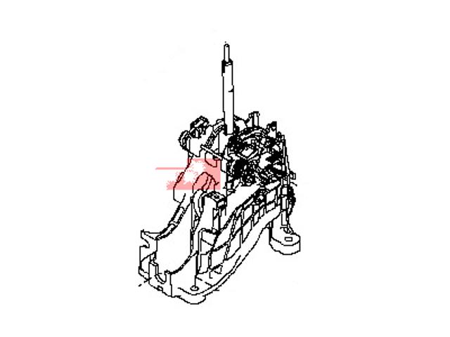Кулиса КПП на Nissan Rogue  T32U