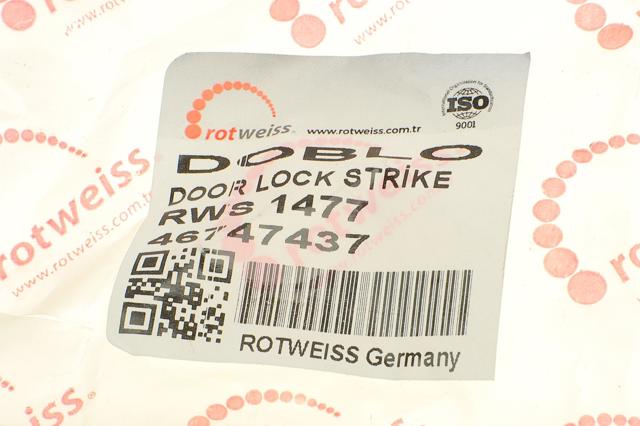 Петля-зацеп (ответная часть) замка двери передней RWS1477 Rotweiss