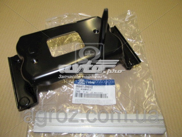 Кронштейн усилителя заднего бампера 866412H010 Hyundai/Kia