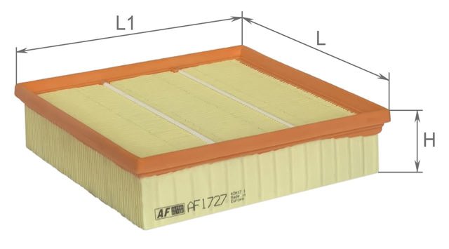 Элемент воздушного фильтра Alpha Filter AF1727 цена, от 3.86 USD