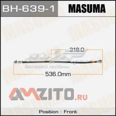 Шланг тормозной передний правый BH6391 Masuma